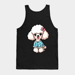 Poodle Perfection: A Splash of Fluff and a Whole Lot of Love (Simple and heartwarming) Tank Top